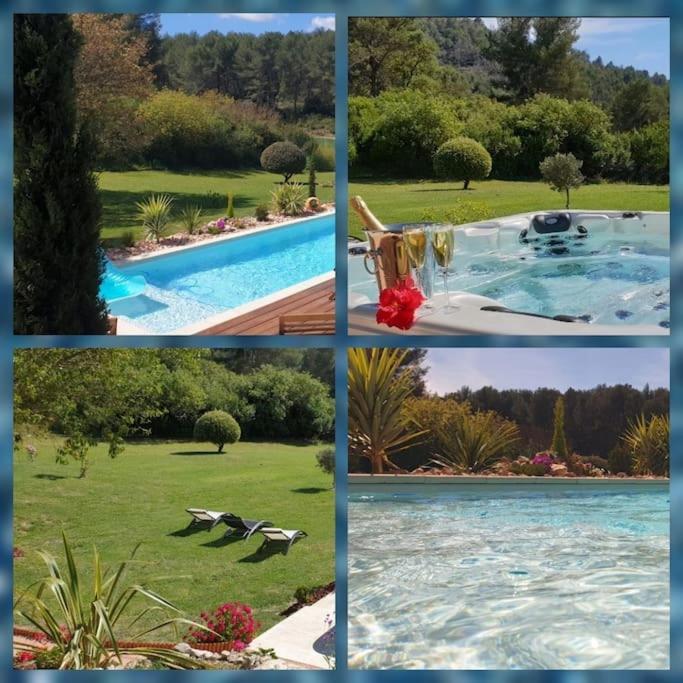 Les Prairies De Fenestrelle Spa & Piscine Au Calme Villa Aubagne Exterior photo