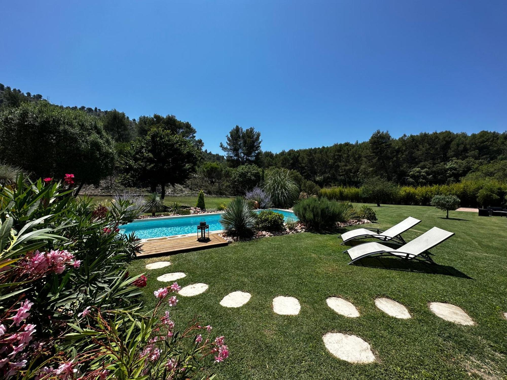 Les Prairies De Fenestrelle Spa & Piscine Au Calme Villa Aubagne Exterior photo